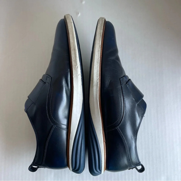 Cole Haan Mens Grand Evolution Monk Strap Oxford Deep Blue Leather Size 11 - Picture 7 of 15